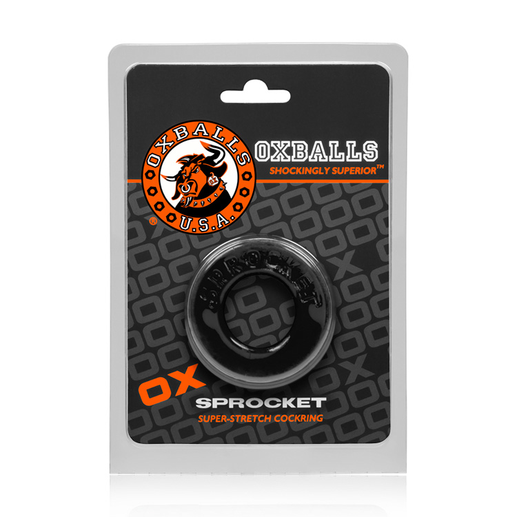 SPROCKET cockring Oxballs black (X750) (1)