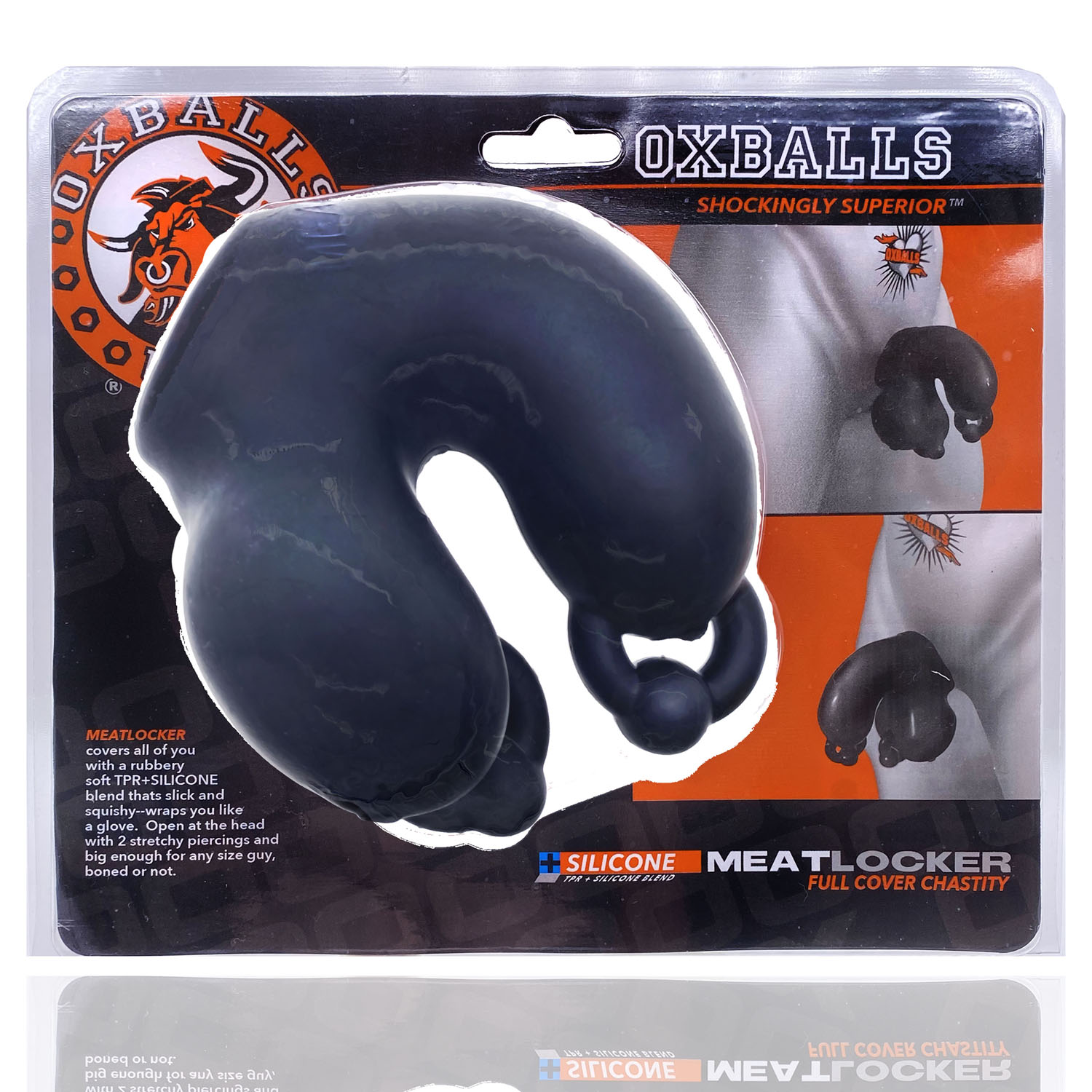 MEATLOCKER chastity Oxballs black ice small format (1)