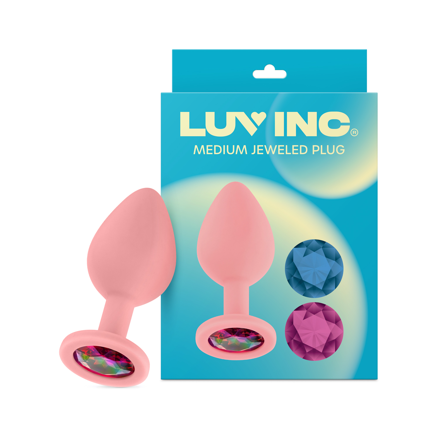 Luv_Lab_Jeweled Plug_Coral